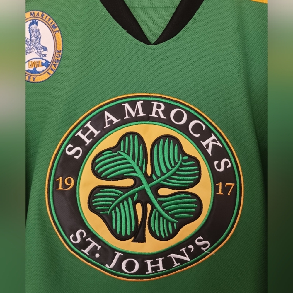 "Ross The BOSS" St. John's Green Shamrocks Hockey Style Jersey